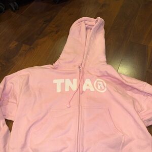 TNA Cozy Pink Sweatfleece Hoodie